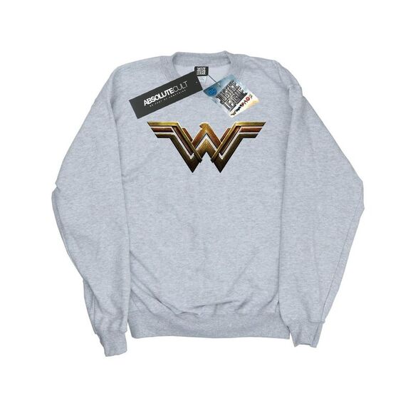 DC Comics Girls Justice League Movie Wonder Woman Emblem Sweatshirt / Sports Gre
